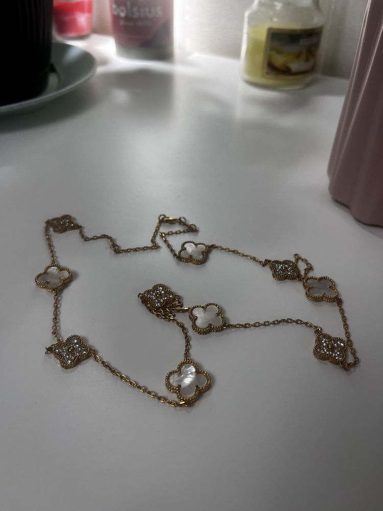 Ожерелье бусы Клевер Van Cleef