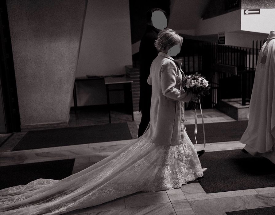 Justin Alexander Signature 9856 34/36 na 152 cm + obcas 7 cm