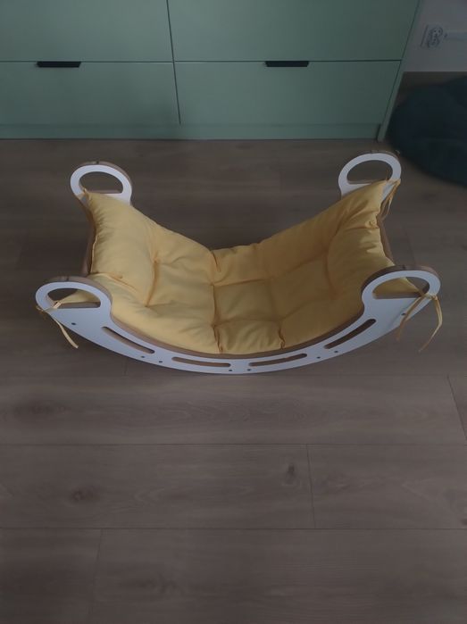 Bujaczek drewniany ze zjeżdżalnią