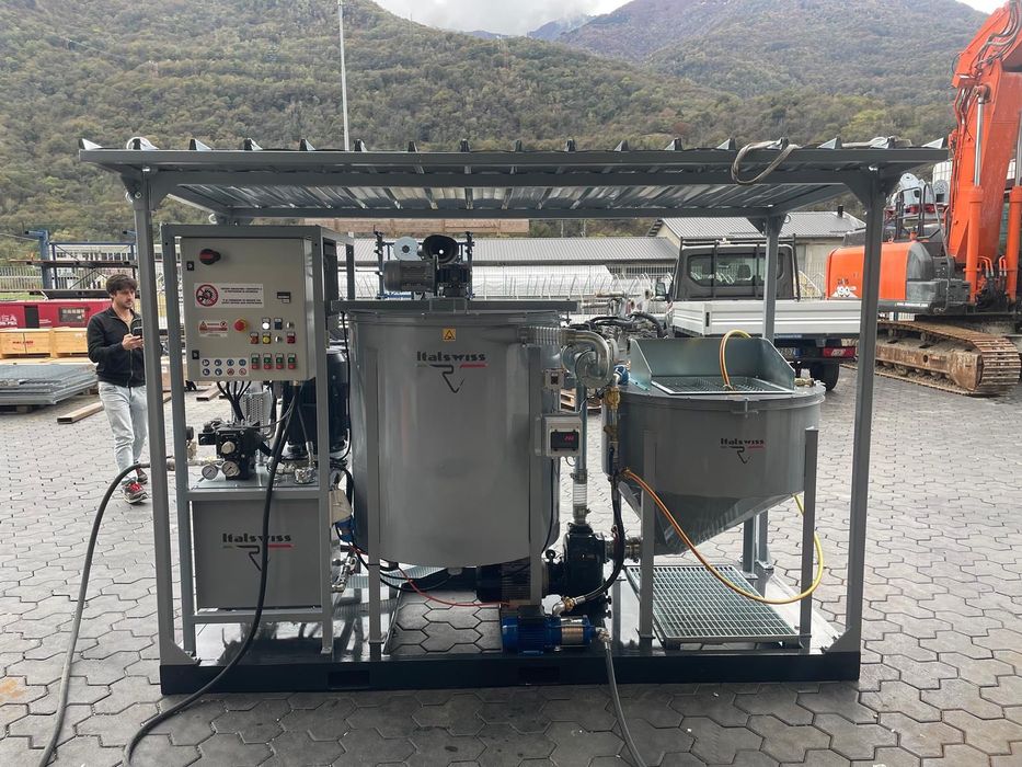 Micropale Injekcyjne/ zestaw do mieszania i injekcji 100L/100Bar/min