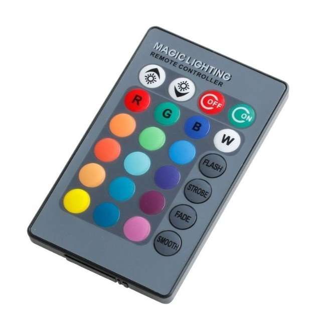12W RGB luz LED Comando à distancia
