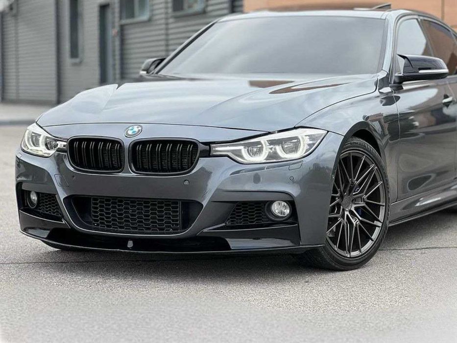 Накладка на передній бампер BMW 3-Series F30 F31 M-Performance губа