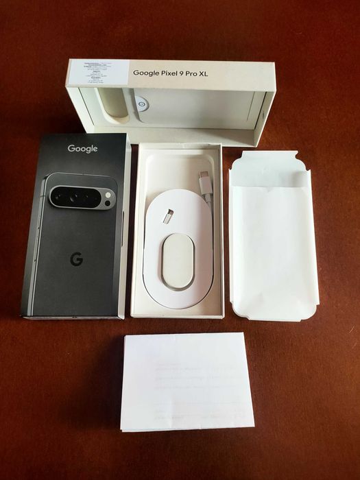 Google Pixel 9 Pro XL 512GB Obsydian, 3 miesięczny, na gwarancji