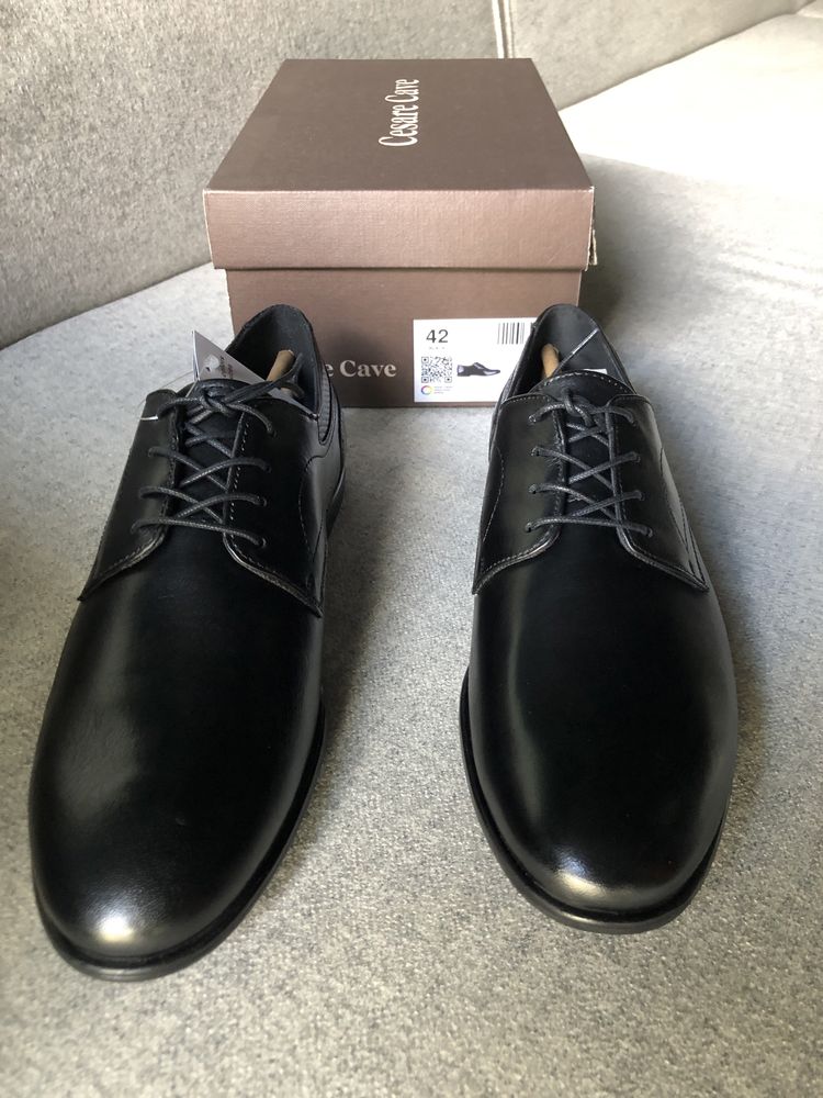 Buty skórzane 42 CCC Cesare Cave nowe