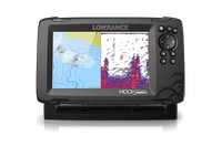 Lowrance sonda Gps Hook Reveal 7" com transdutor 50/200 HDI ROW