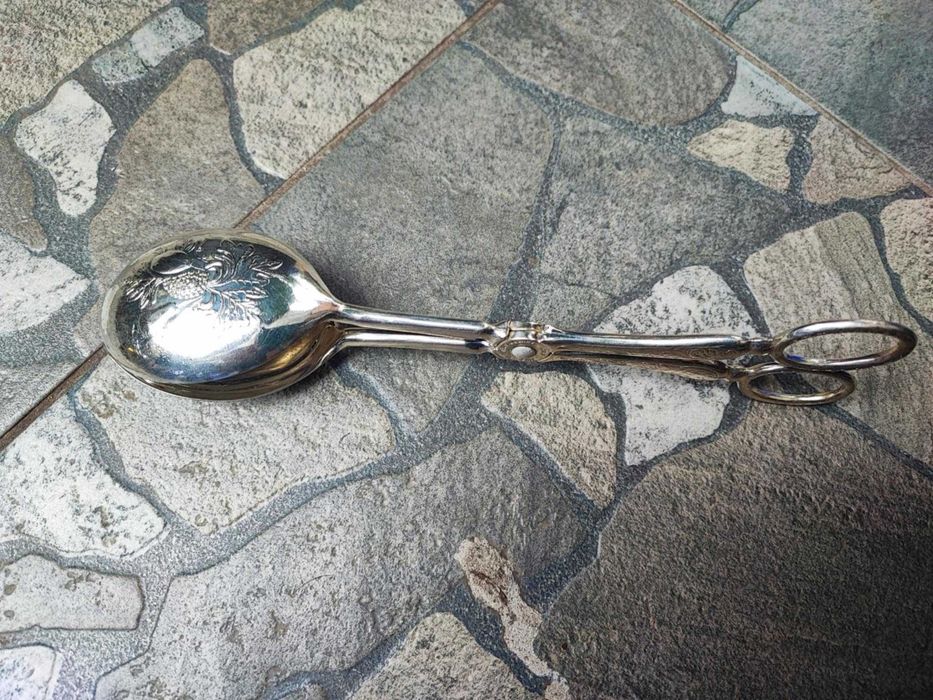 Stare platerowane szczypce do ciast,ciastek