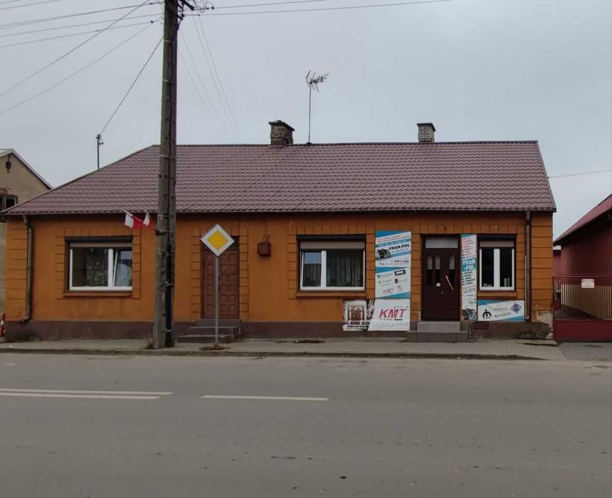 Dom Bodzanów k. Płocka garaż budynek gospodarczy do zamieszkania