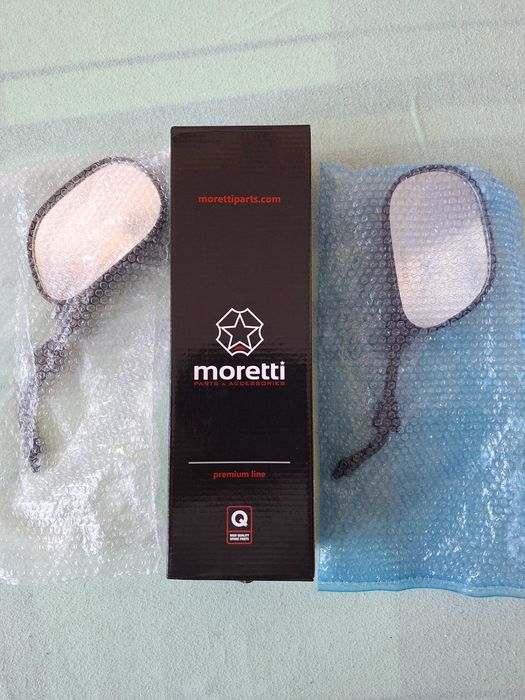 Moretti lusterka skuter 8 mm nowe