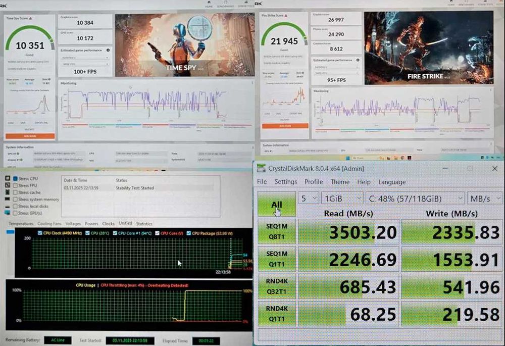 HP Victus - 16" IPS 144Гц / i5-13500H / 24ГБ / 1ТБ / 4060 8ГБ 115Вт