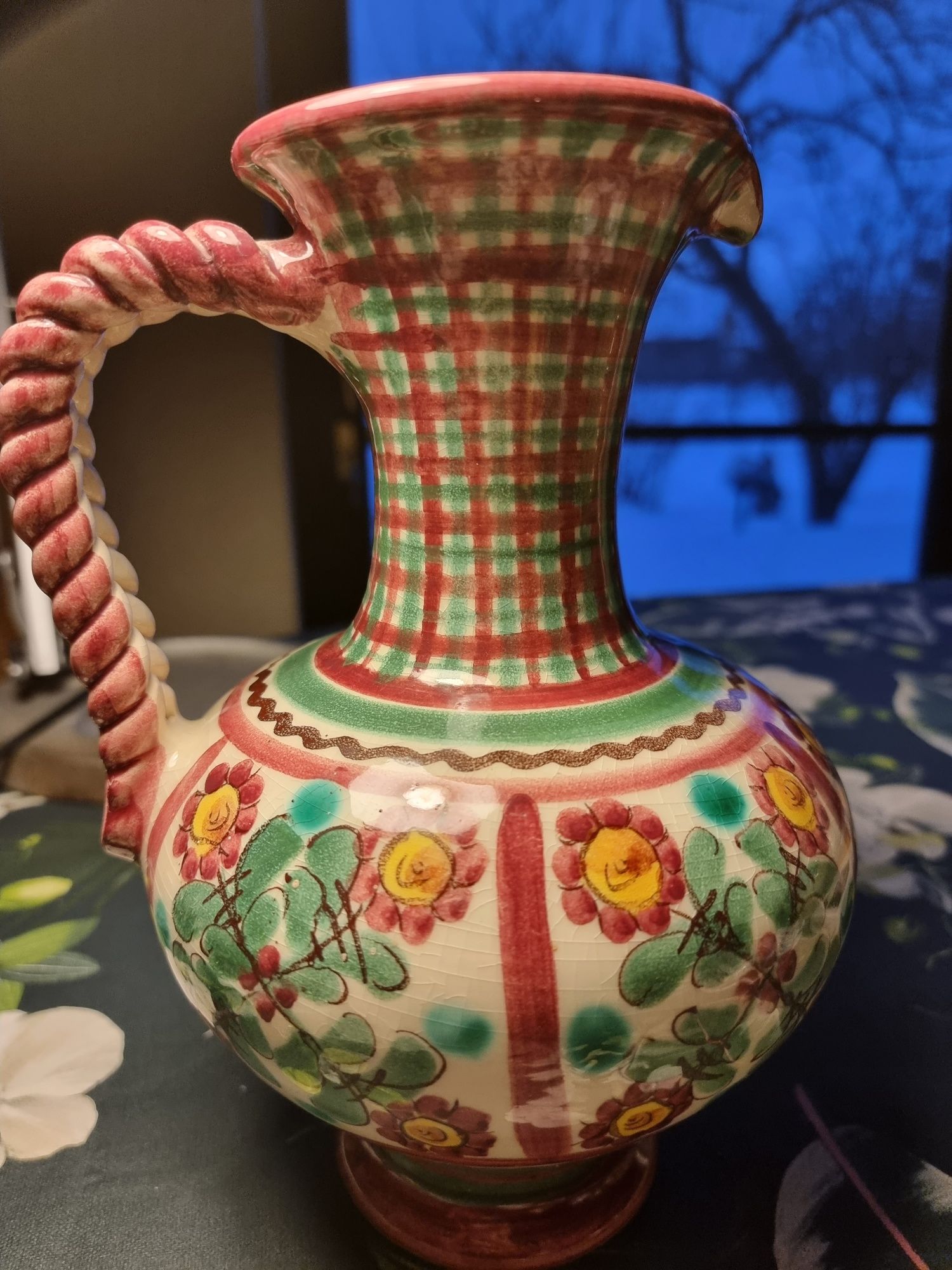 Dzbanek dzban Hindelanger Keramik vintage lata 60te
