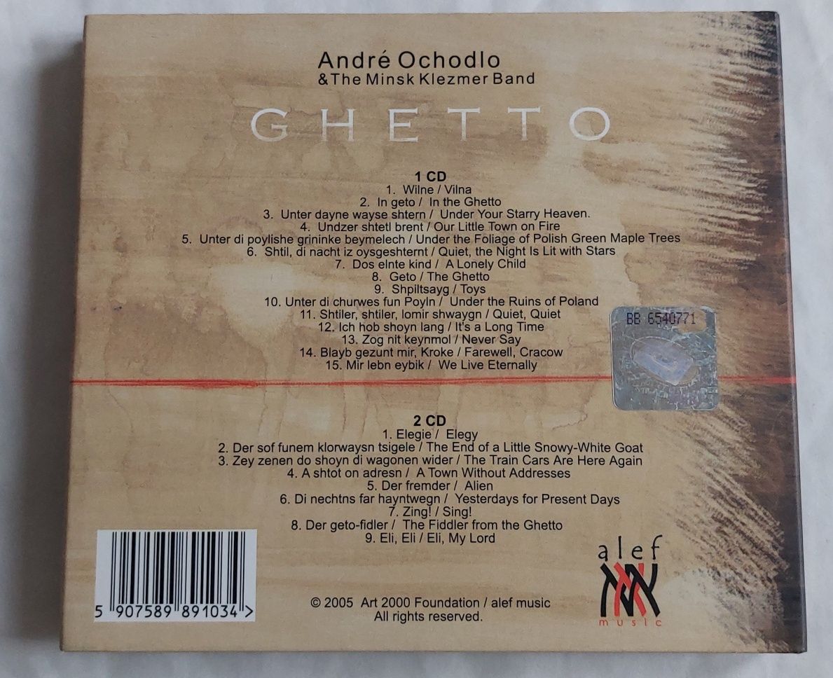 Andre Ochodlo,  2 płyty CD