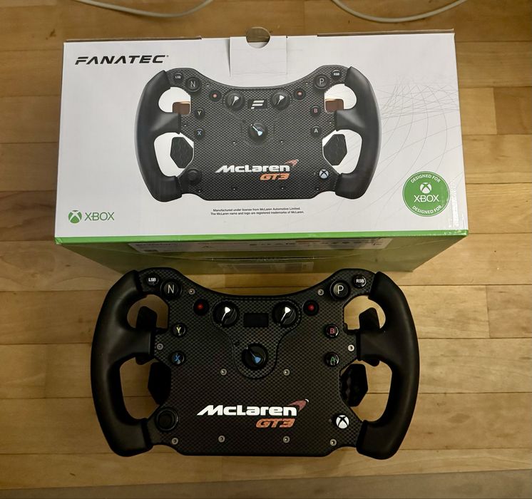 Kierownica Fanatec CSL Elite McLaren GT3 v2 +QR2+QR1 + manetki magn.