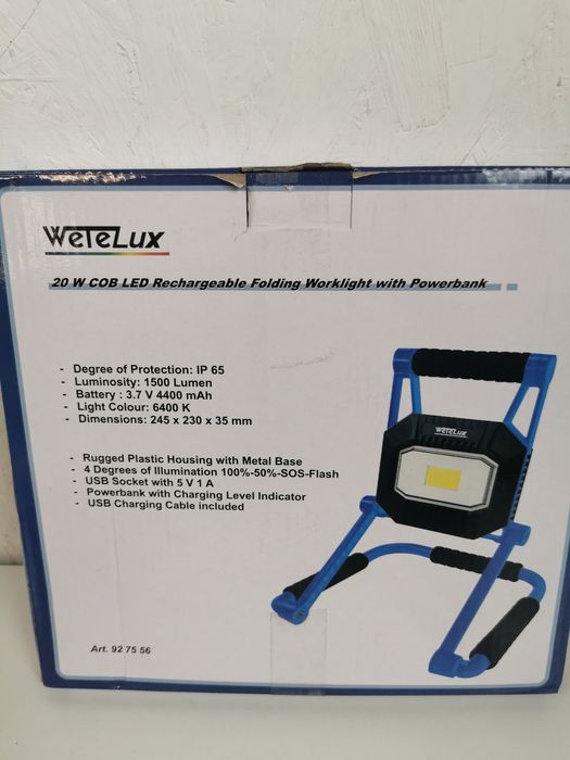 Składana lampa robocza LED
