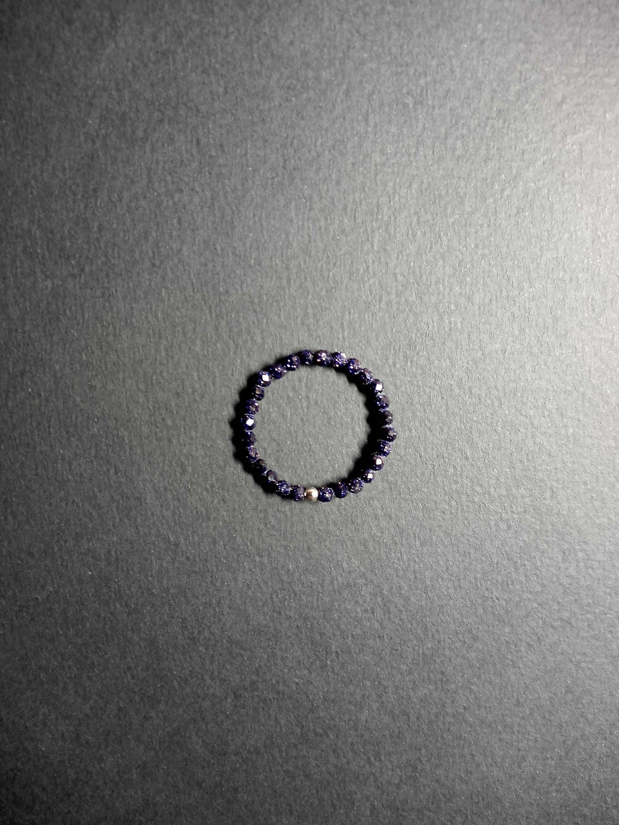 синее кольцо из авантюрина Авантюрин кольцо серебро свадьба