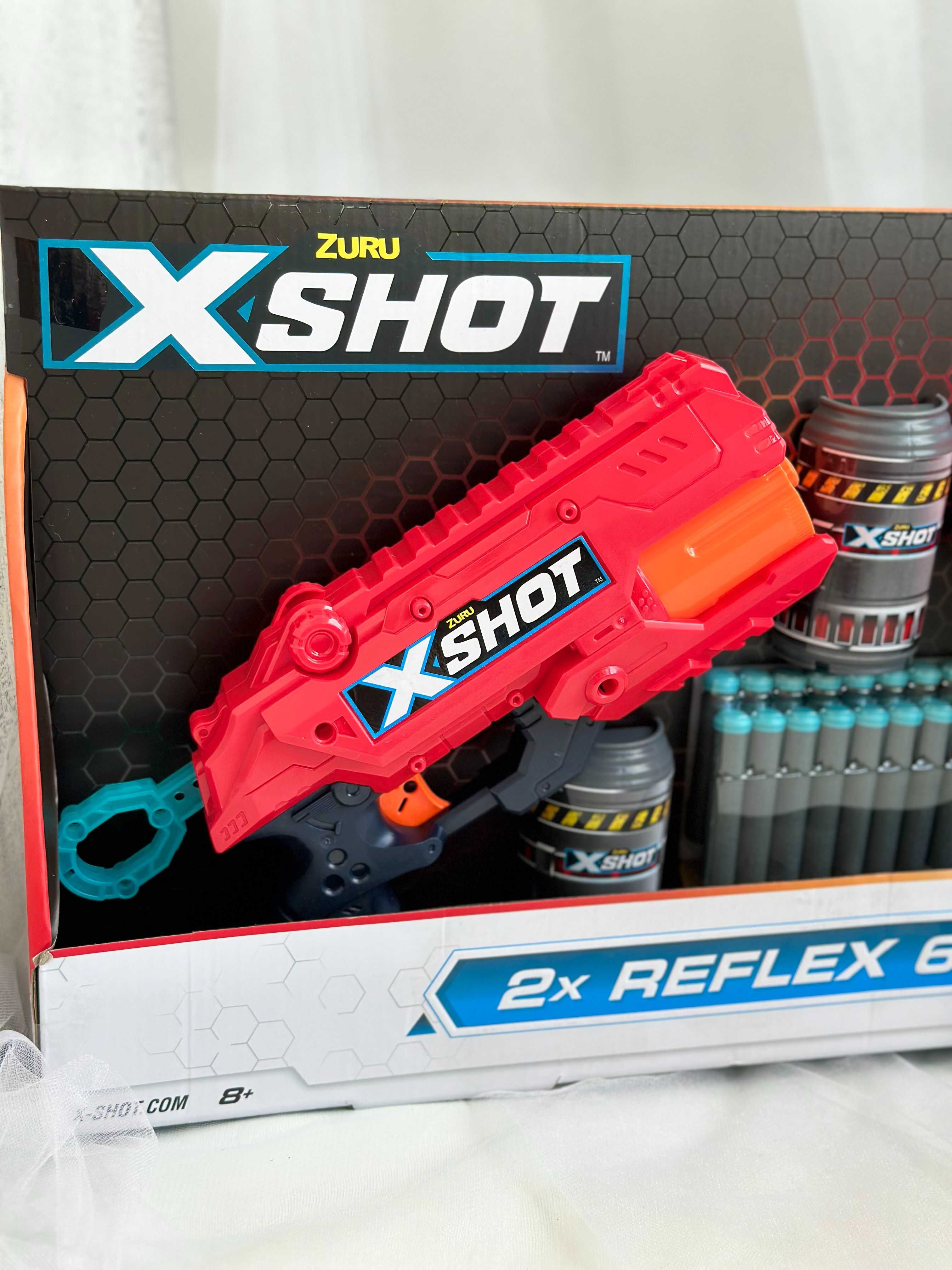 Топ цена! Детский Набор бластеров X-Shot Reflex Double детское оружие*