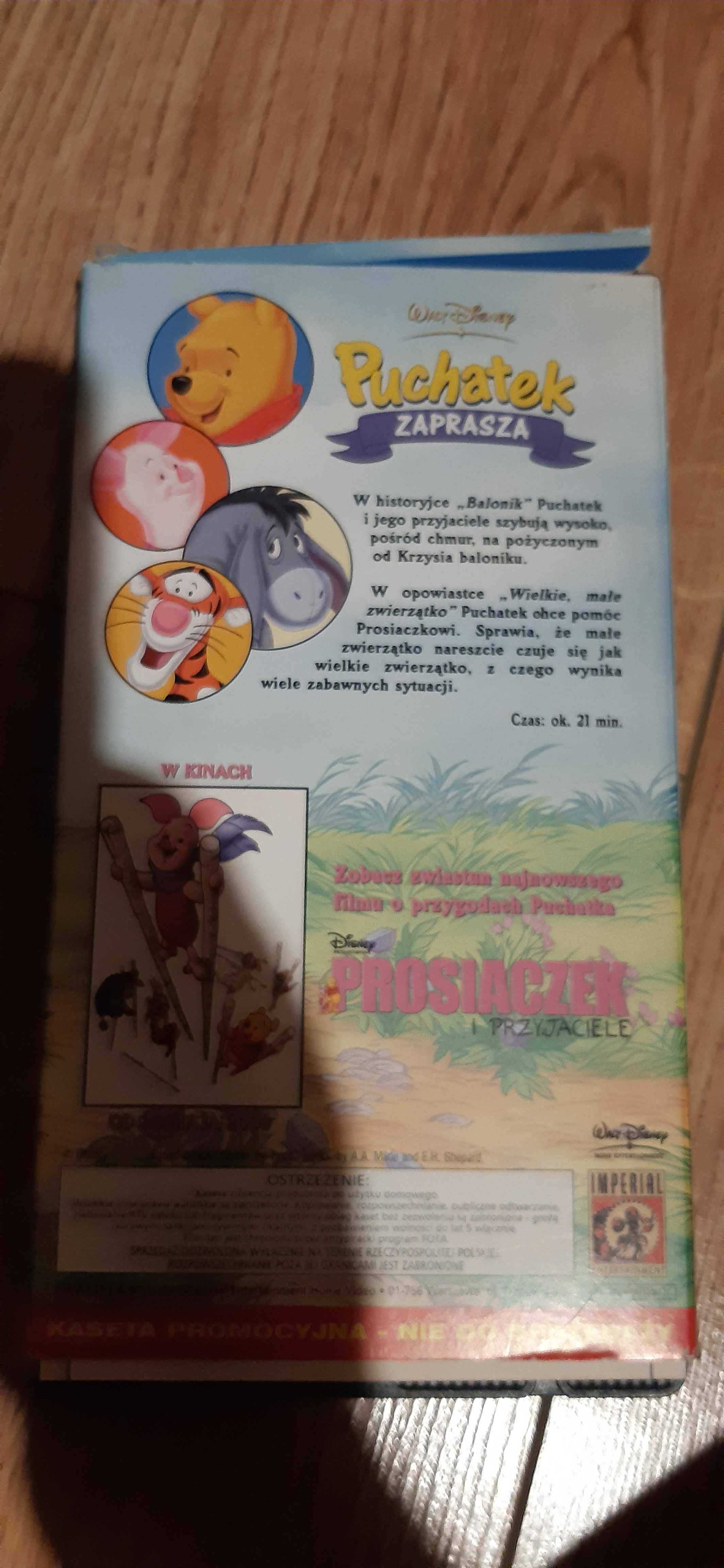 kaseta vhs kubuś puchatek i przyjaciele super stan