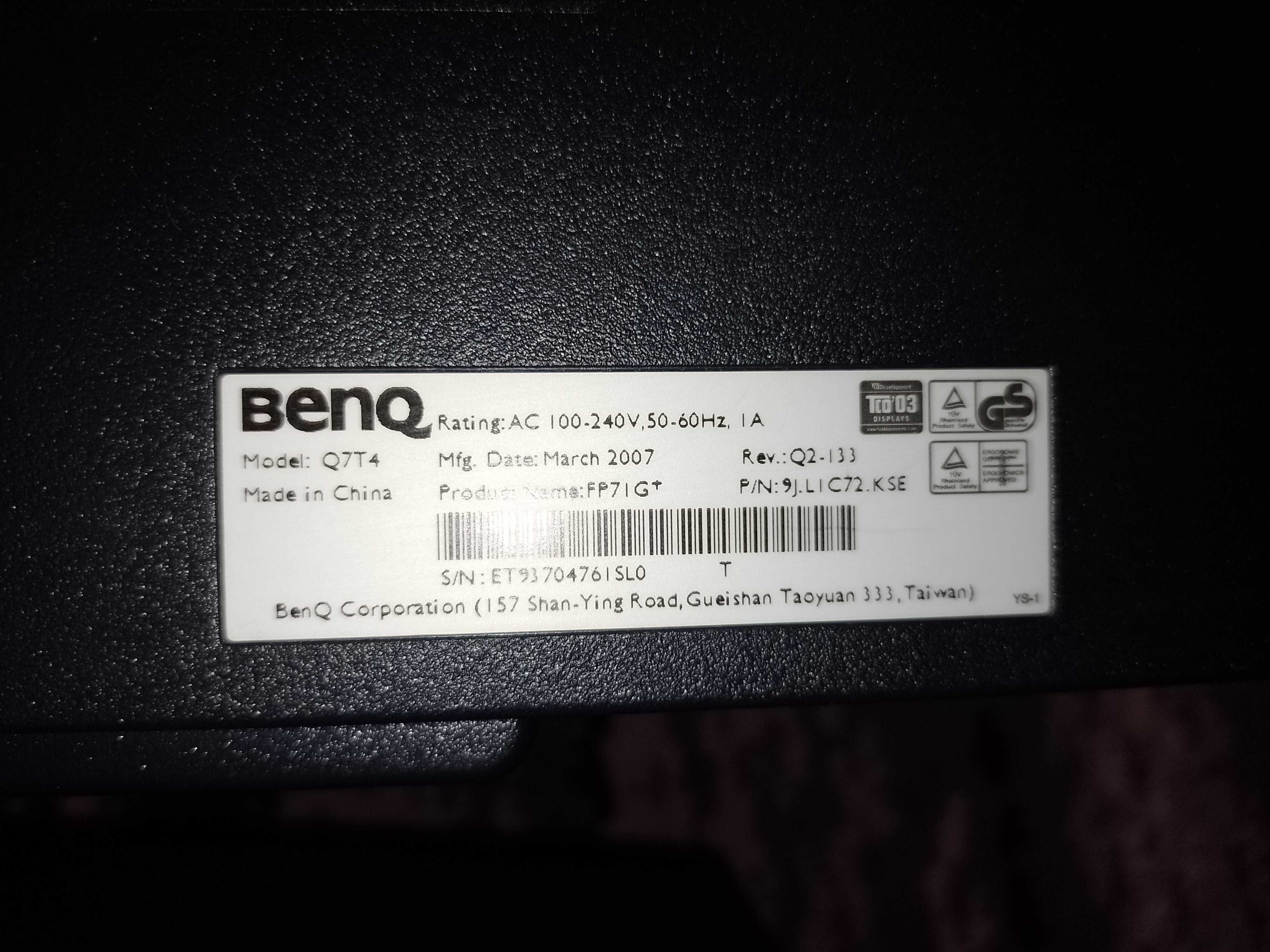 Monitor komputerowy BENQ