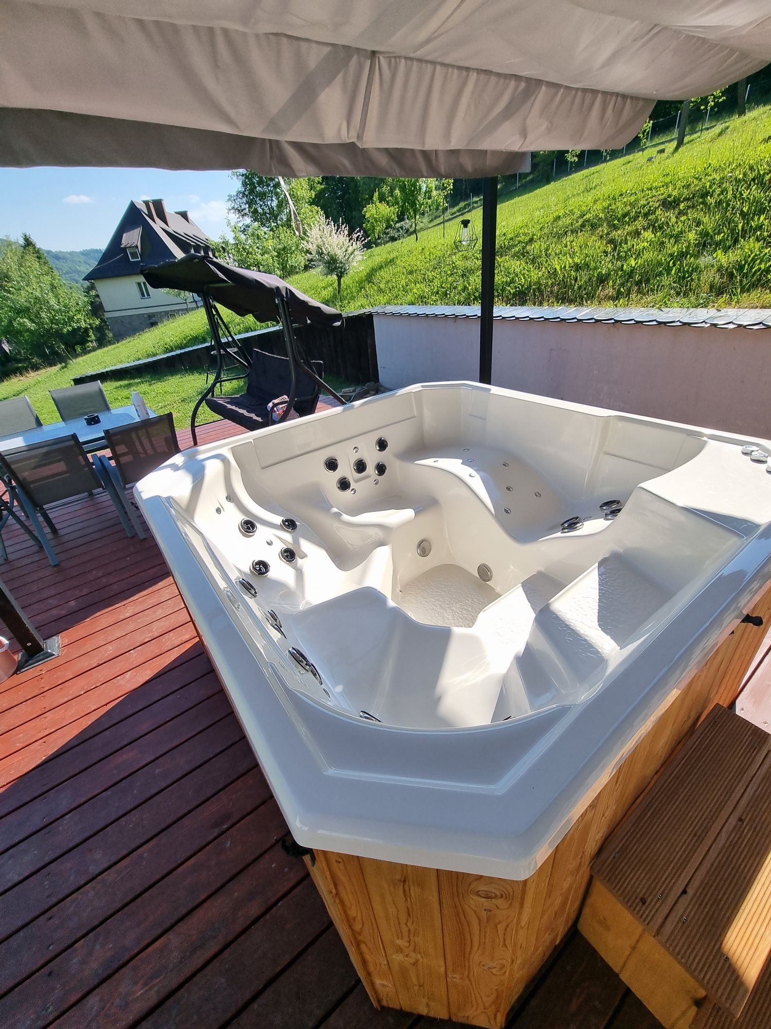 Jacuzzi ogrodowe