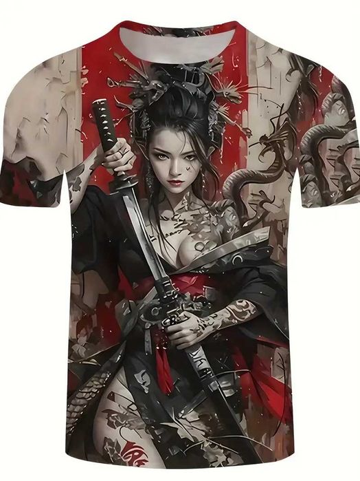 T-Shirt 'Samurai' L 100% Viscose