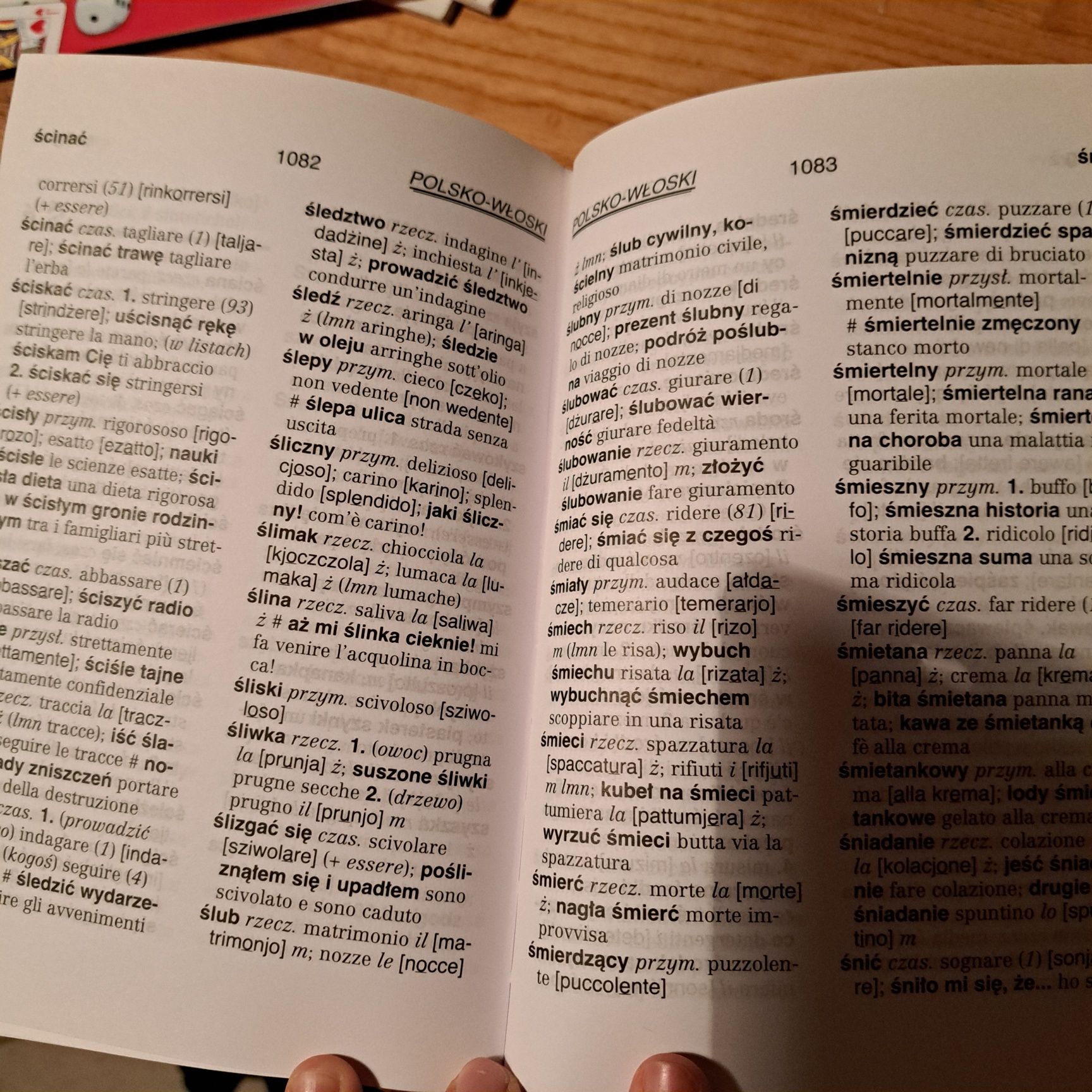 Słownik włosko- Polski i polsko- włoski z gramatyką