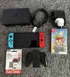 Nintendo switch oled plus 2 gry+128gb
