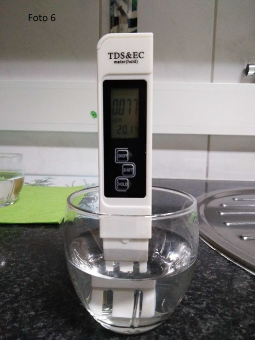 Medidor-Leitor de Água TDS & EC