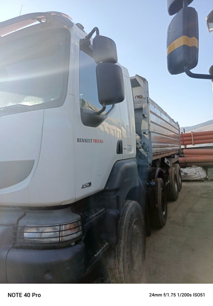Renault kerax 8x4 hydroburta kiper Miller 2szt