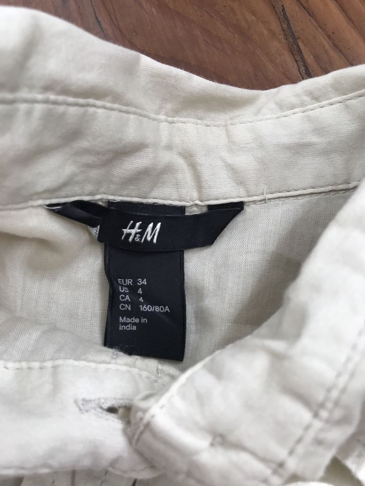 Koszula beżowa damska marki H&M rozmiar 34