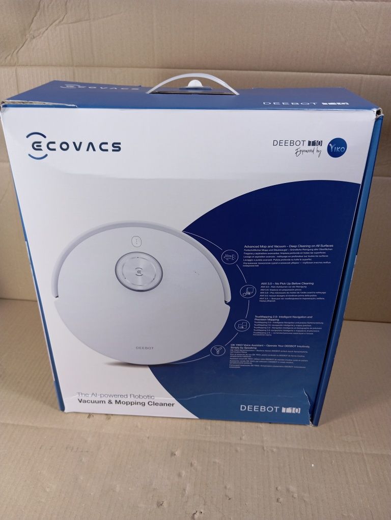 Robot sprzątający Ecovacs DEEBOT T10 biały

4-STOPNIOWY SYSTEM CZYSZC