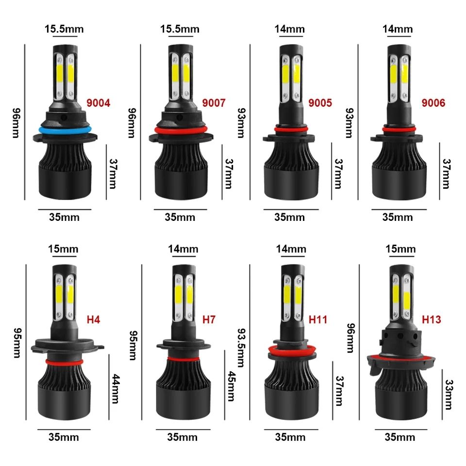 Lâmpadas Led, Carros, Motas, camiões.