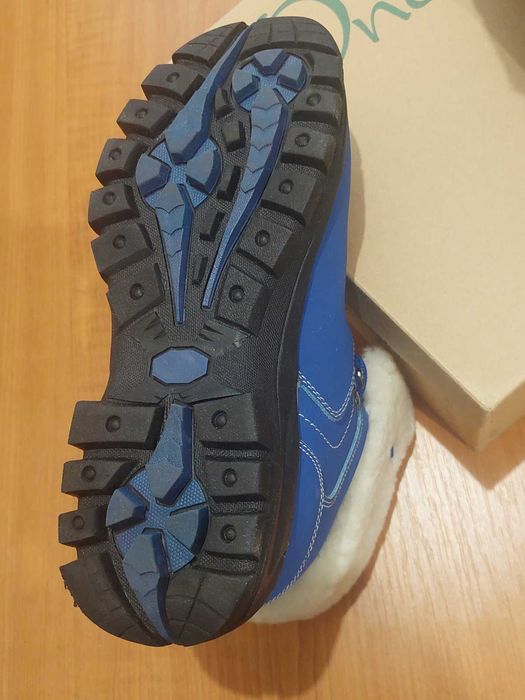 Черевики Ecco р 37,5  нубук, натур. хутро