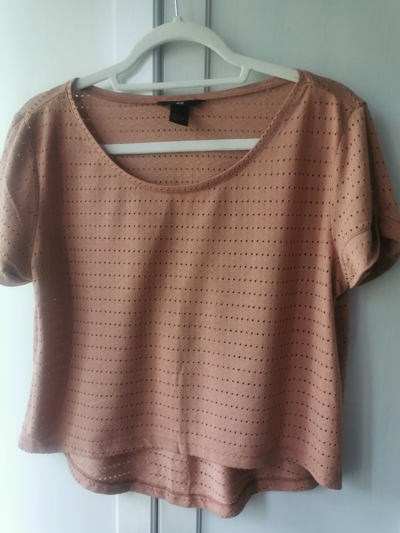 Koszulka bluzka top krotki bez oversize H&m rozmair M L