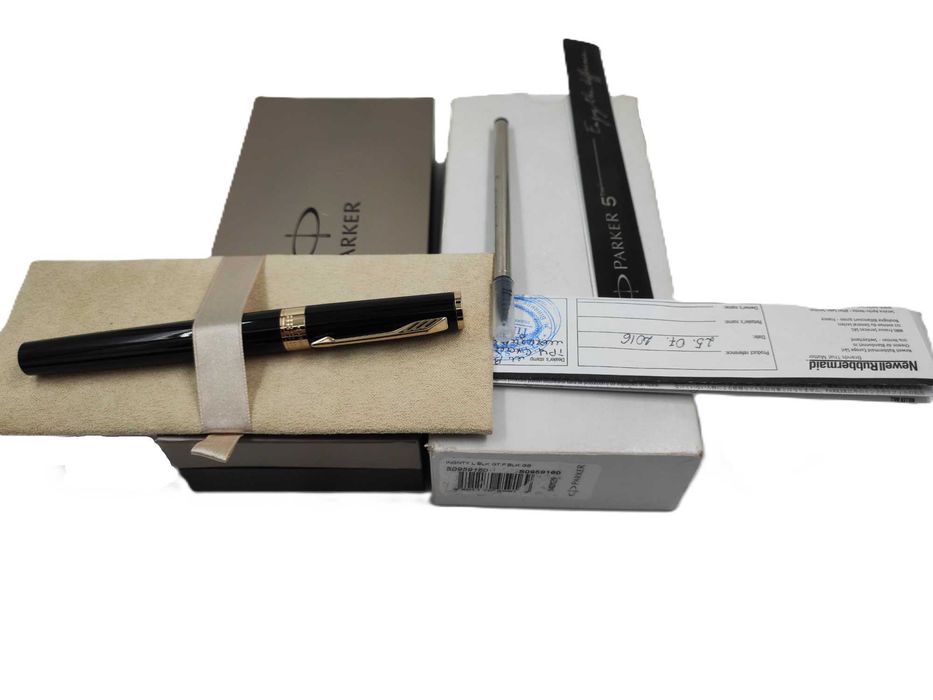 Parker Ingenuity Black Lacquer GT FP F - 5 покоління ручок