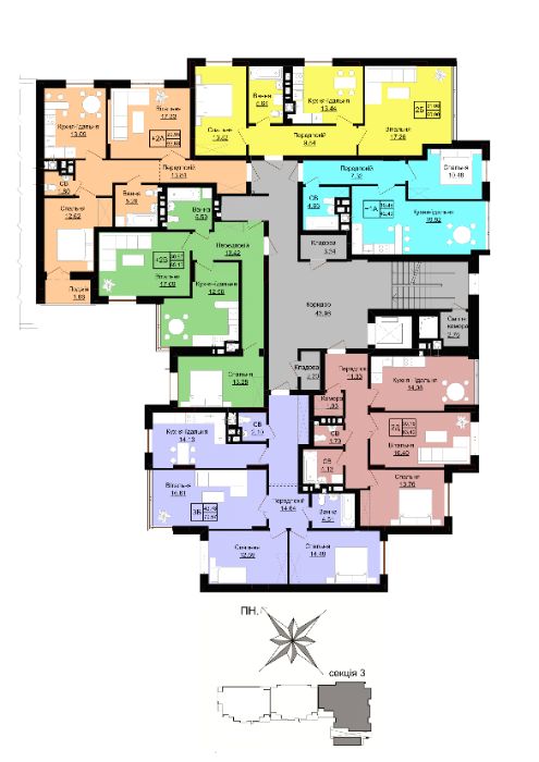 Продаж 2 кім вул Шевченка 5 ЖК Престиж Холл