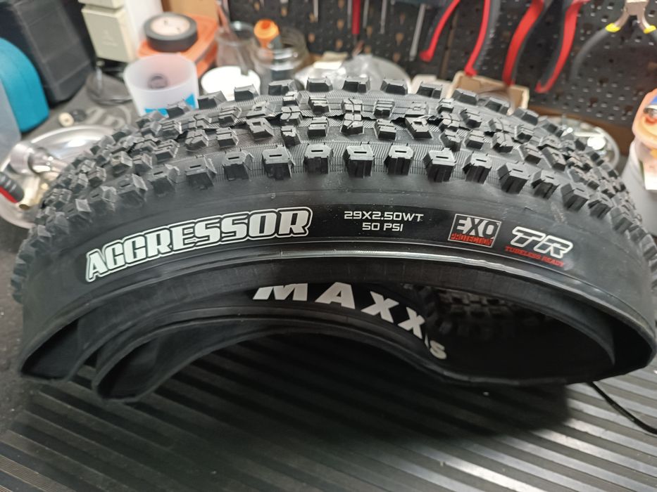 Maxxis Assegai/Agressor 29x2.50WT EXO TR Combo Pneus