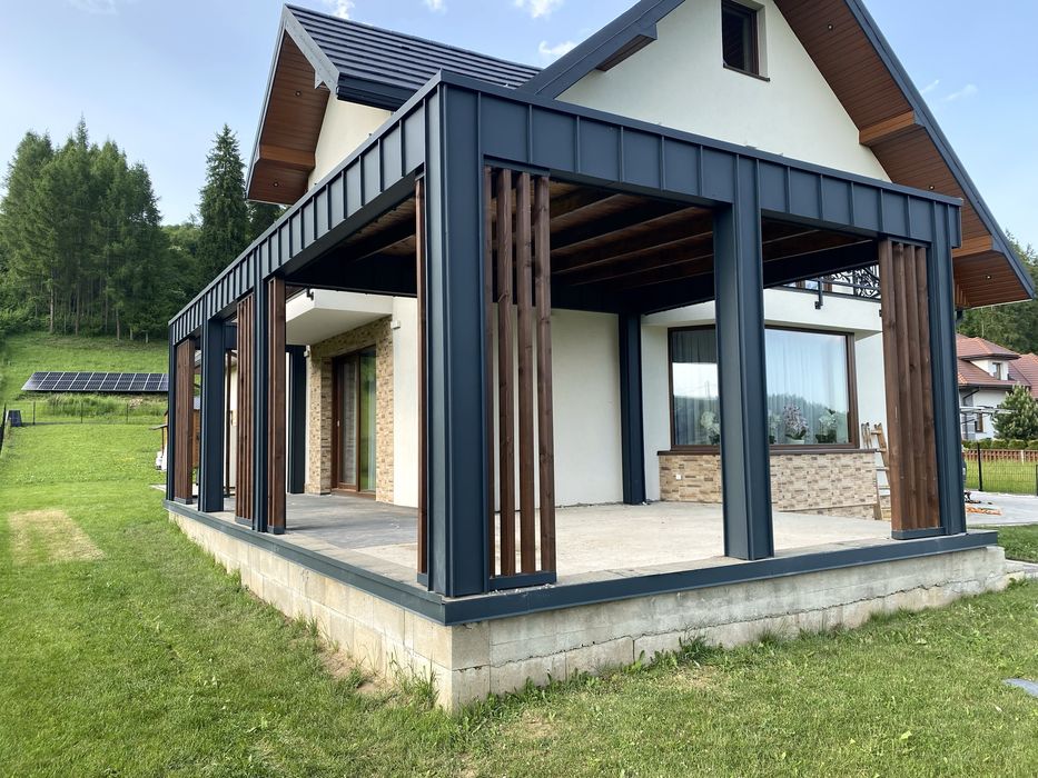 Obróbki blacharskie elewacje wentylowane dachy konstrukcje drewniane