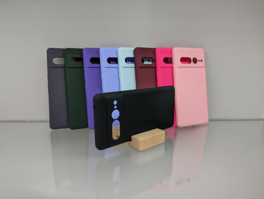 Google Pixel 7 Pro Противоударный чехол микрофибра Премиум софт тач
