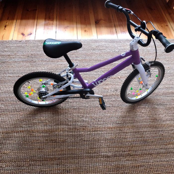 Rower Woom 3 Używany stan idealny Fioletowy