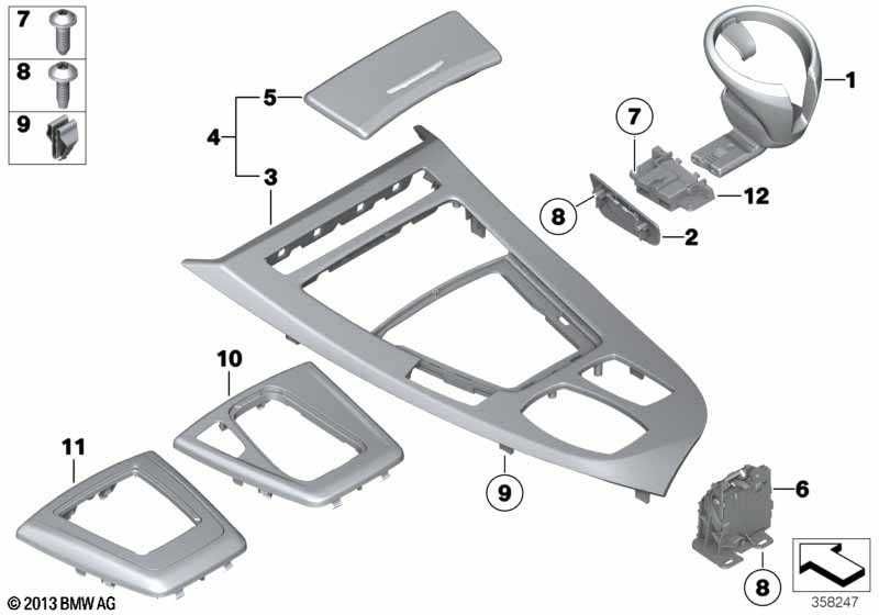 Uchwyt na napoje - kubek  BMW Seria: Z4 E89 nr. mag 1/460