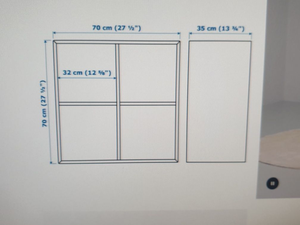 Armário com compartimentos IKEA