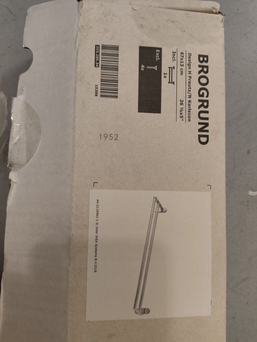 Toalheiro IKEA Brogrund