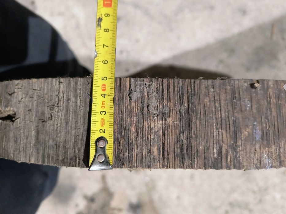 Krążek z dębu pod stolik z żywicy epoksydowej