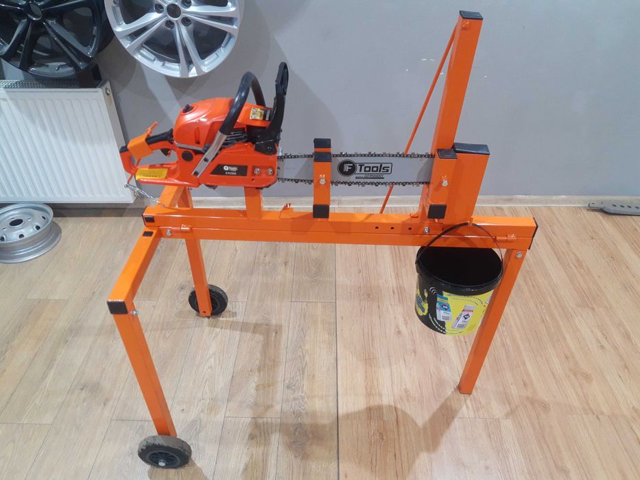 Stojak do cięcia drewna Stojak do piły malowany filmik wysyłka