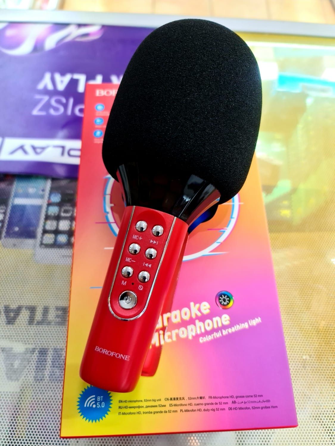 Mikrofon do karaoke Borofone BFK2(brak czerwonych)