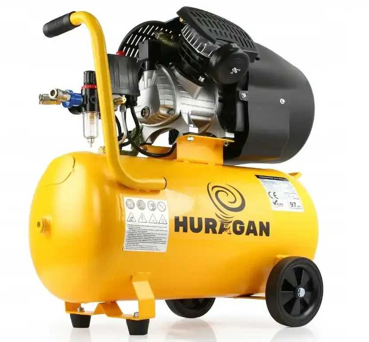 Компресор повітряний Huragan 50л 3.2кВт 10атм 360л/хв компрессор