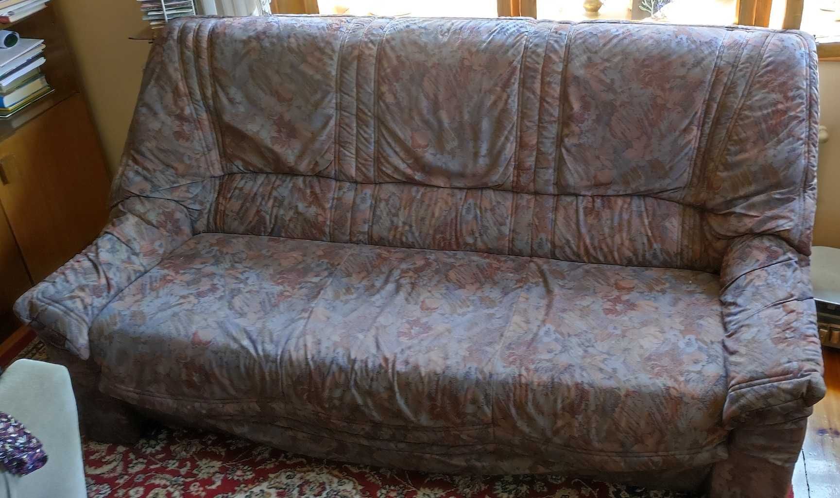 zestaw wypoczynkowy sofa plus fotel