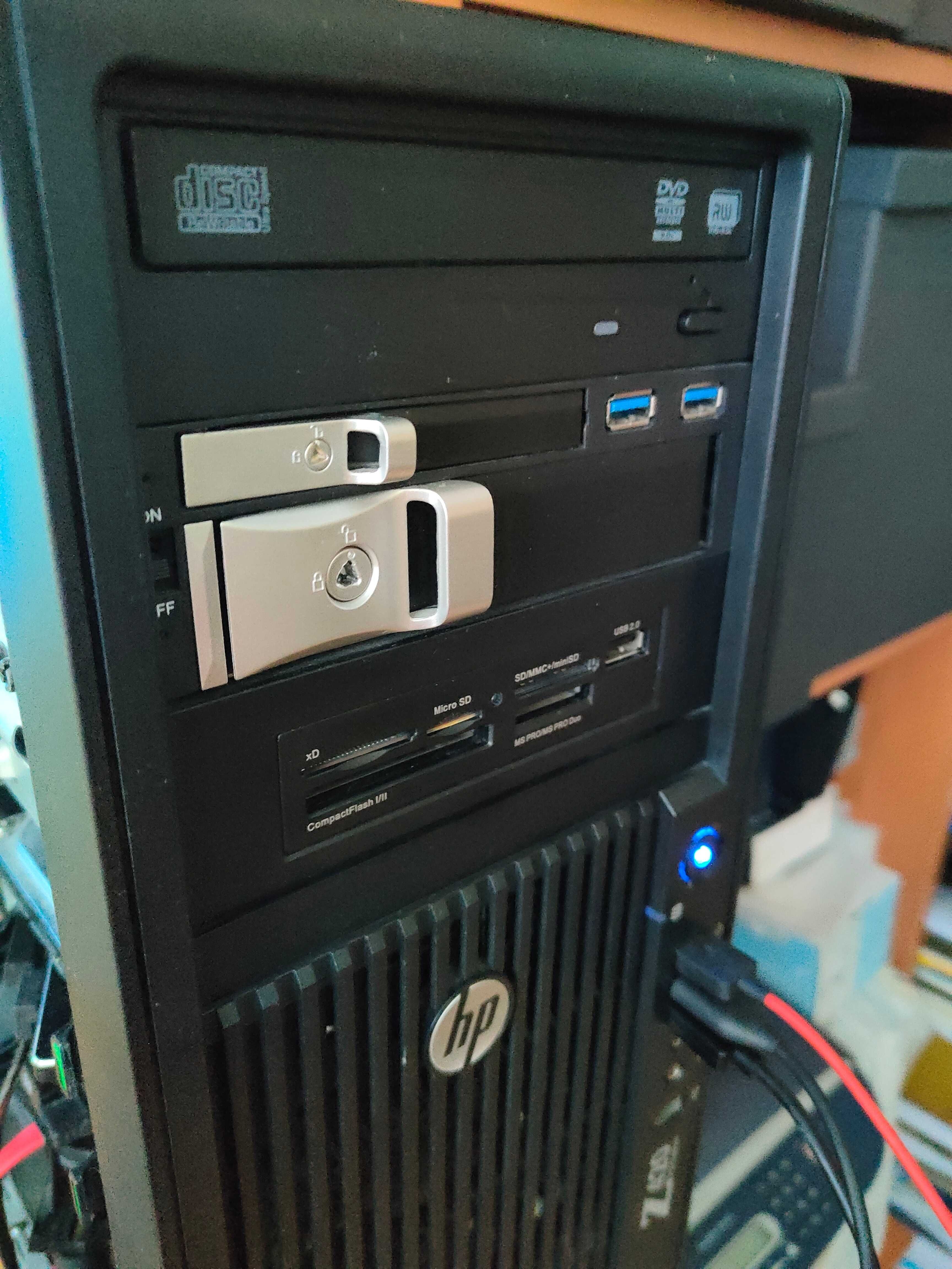 Komputer, stacja robocza, pro: E5-1620, 32 GB RAM, SSD 500GB 850 EVO