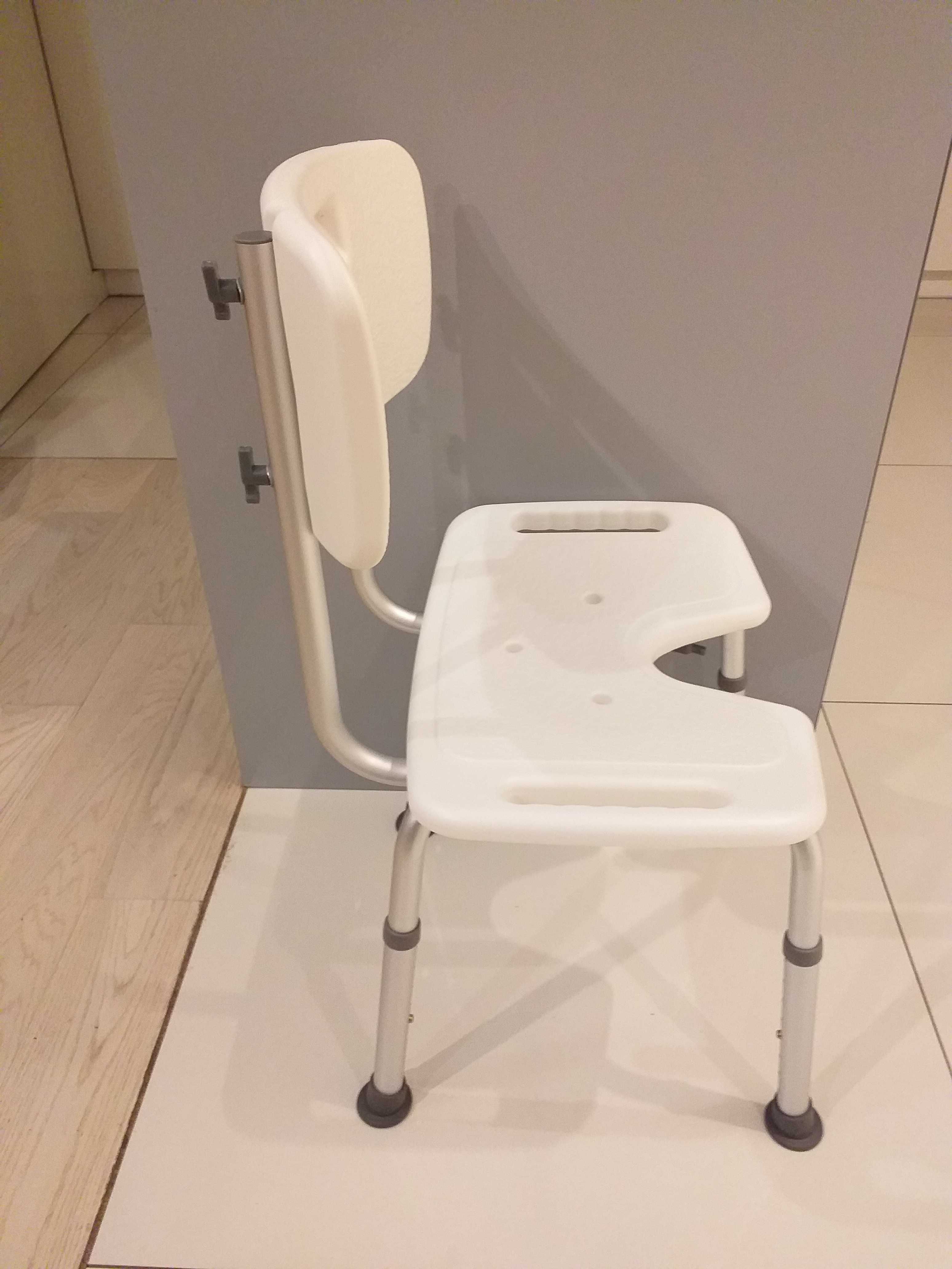 Krzesło rehabilitacyjne pod prysznic