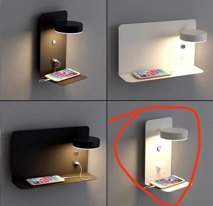 2 nowe ledowe kinkiety z usb