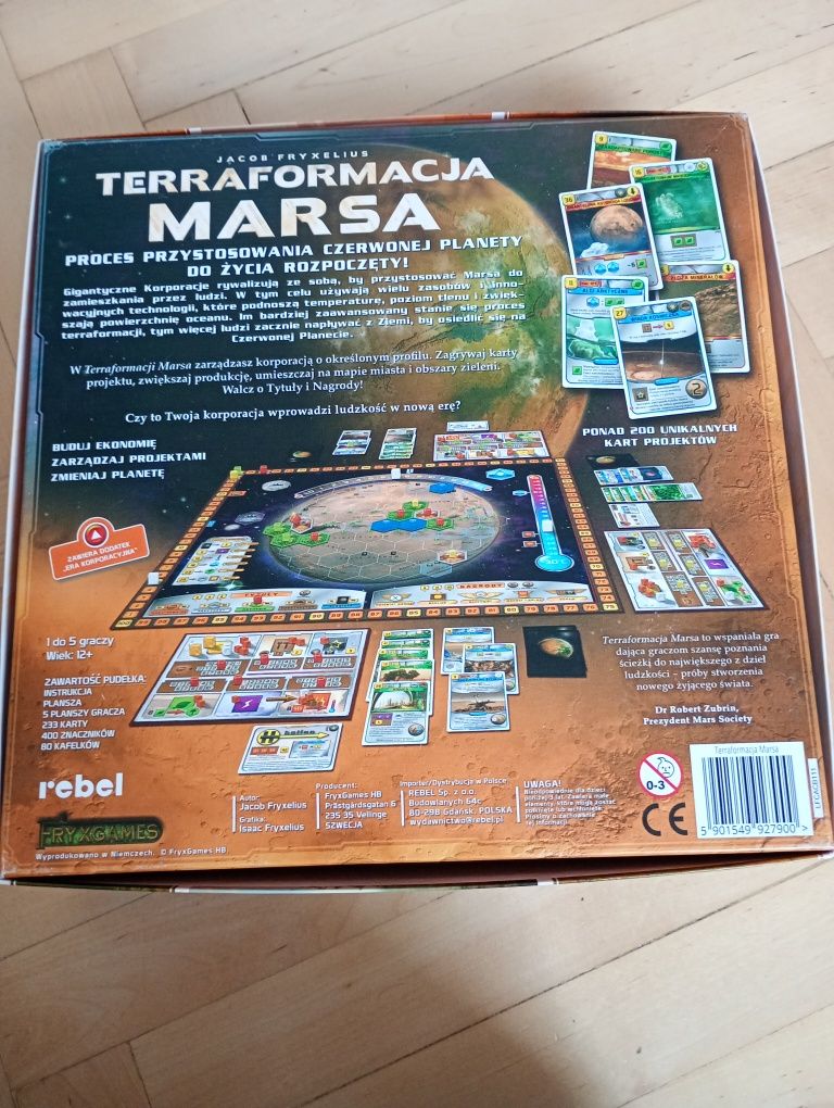Terraformacja Marsa gra planszowa